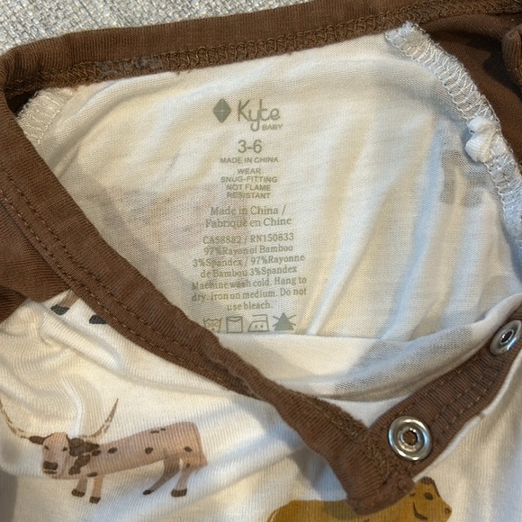 Kyte baby onesie - Moo - Picture 3 of 3